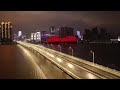 Night rider: Empty streets under glistening evening lights in Wuhan | AFP