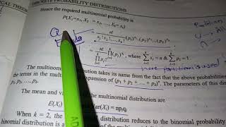 lecture 14 statistical theory chapter no 8 topic: multinomial distribution and example no 8.27