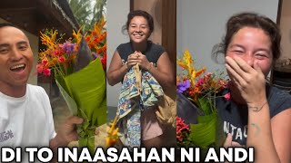 Andi Eigenmann Di NAIPINTA Mukha ng Ma-SHOCK sa SAGING na GIFT ni Philmar Alipayo sa Valentines Day!