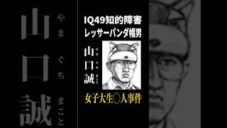 IQ49知的障害レッサーパンダ帽男 女子大生⚫︎人事件「山口誠」 #事件解説 #怖い話 #ほんとにあった怖い話