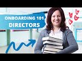 Onboarding 101: Center Directors