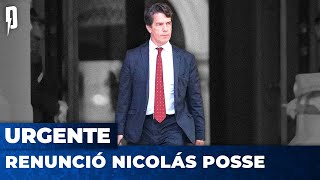 🚨 RENUNCIÓ NICOLÁS POSSE a la Jefatura de Gabinete de Ministros de la presidencia de Javier Milei