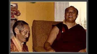 HH the 16th Karmapa and Kalu Rinpoche in Denmark 1974