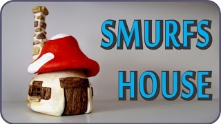 ❣DIY Smurfs Mushroom House Jar❣