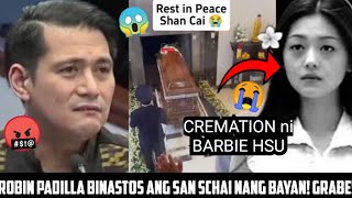 BINASTOS! ROBIN PADILLA, MINURA ang PAG BUROL mismo ni SAN CHAI LIVE‼️GALIT sa mga FANS ni BARBIE! 🤬