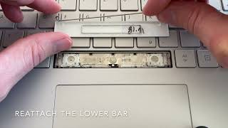 How to repair / replace the spacebar for most Microsoft Notebook Keyboards (here: Surface Book 1)