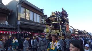 2018年10月21日　川越祭り　家康の山車