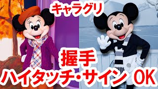 朗報／グリで握手・ハイタッチ・サイン解禁（2022-10 東京ディズニーリゾート）