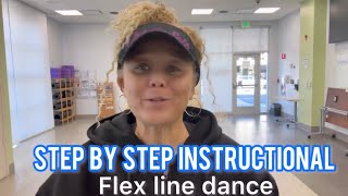 Flex line dance quick easy instructional