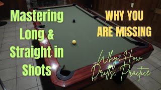 POV: How to Make Long Straight In Pool / Billiards Shots and WHY YOU ARE MISSING!