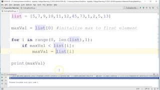 Core Algorithms - Finding Max/Min Element: Python 3