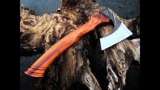 Rusty Old Axe Restoration: Reshaping and Re-handling