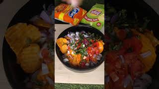 #shorts 🤤Lays Chips Chaat|1mint recipe 🤩#ytshorts #viral #trending #instant #yummy