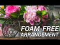 Using “Backyard Blossoms” to Create a Foam-Free Arrangement | Episode 33 of Blossoms and Bourbon