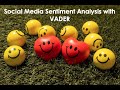 Social Media Sentiment Analysis In Python With VADER