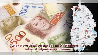 24/7 NewsLista: De tjänade mest i Hällefors – 24 inkomstmiljonärer i kommunen