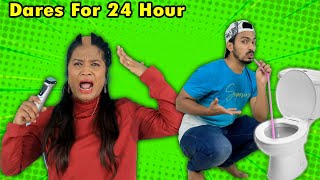 Extreme Dares For 24 Hours Challenge | Hungry Birds