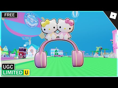 (FREE LIMITED) How To Get The HELLO KITTY AND MIMMY HEADPHONES in My Hello Kitty Cafe Roblox