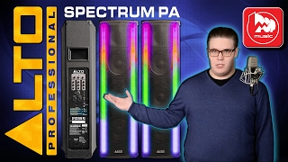 ALTO SPECTRUM PA - новые активные колонки с цветомузыкой