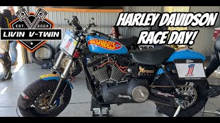 Harley Davidson racing at Mallala Motorsport park