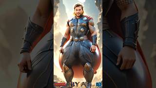 The Boom Boom Thor: BY AI vs. Superheroes #shorts #ai #trending