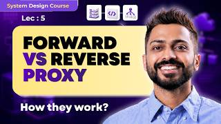 Lec-5: Forward proxy vs Reverse proxy | System Design