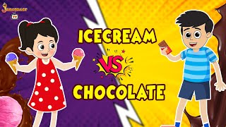 Icecream VS Chocolate | Moral Story | Hindi Moral Stories | Kids Learning Stories | Jabardast Tv
