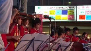 小金宿祭り２０１３　前夜祭ＪＡＺＺフェスティバル　小金高校のみなさん