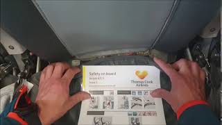 Thomas Cook Airlines - Airbus A321 - What you can find under your seat???