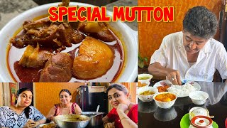 His birthday| মেজদাদার জন্মদিনে special বাটা মসলা দিয়ে Muttonবানিয়ে খাওয়ালম সবাইকে |mutton recipe