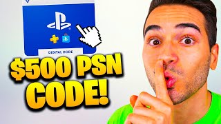 How to Get FREE PSN Codes! (SECRET TRICK)