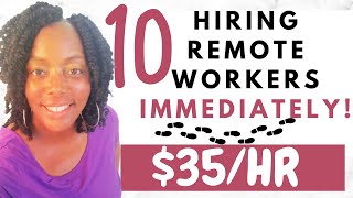 10 No Talking Work from Home Jobs 2024| Earn $35/hr