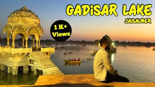 Gadisar Lake Jaisalmer | Light Show | Boating Price | History | Everything About Gadisar Lake || PMT