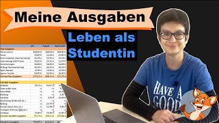 Ausgaben im Monat als Student | Ausgaben tracken mit Excel Tabelle