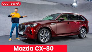 Mazda CX-80 2024 | Primer vistazo / Review en español | coches.net