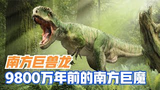 9800万年前的鲨齿巨魔，咬合力仅次霸王龙，南方巨兽龙有多可怕|Giganotosaurus【马丁新视界】