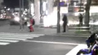 2014年12月24日金山駅前サンタライダー集団