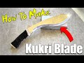 How To Make A KUKRI Blade | Melting Aluminum and Casting - Garbage To Greatness