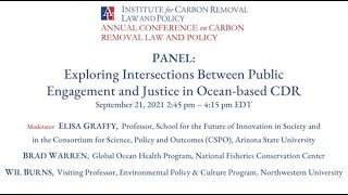 ICRLP 1st Annual Conference: PANEL: Exploring Intersections Between Public Engagement & Justice...