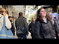 paris city walks boulevard haussmann paris france 4k