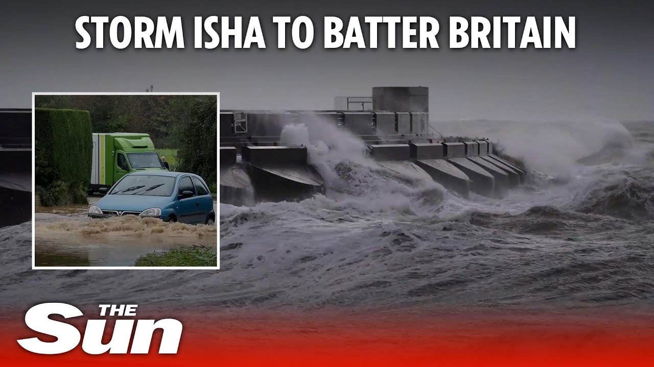 Storm Isha To Batter WHOLE Of Britain In ‘rare’ Cycle With 85mph Winds ...