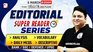 The Hindu Editorial Analysis l 06 March 2024 l The Hindu Analysis | Hindu Editorial by Anubhav Sir