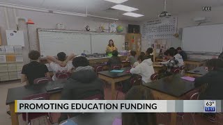 Promoting education funding