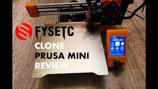 Fysetc clone Prusa MINI, unboxing, assembly and first prints