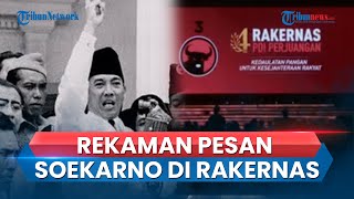 [Full] Pemutaran Pesan Bung Karno untuk Rakyat Indonesia Warnai Rakernas IV PDIP di JIExpo Jakarta