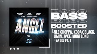 NLE Choppa, Kodak Black, Jimin of BTS, JVKE, Muni Long - Angel Pt. 1 (FAST X) [BASS BOOSTED]