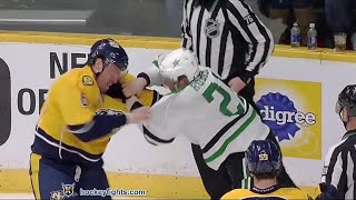 Antoine Roussel vs Shea Weber Feb 15, 2016