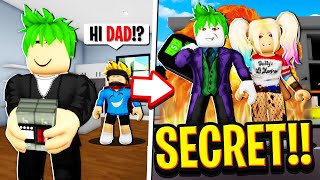 My Parents Were SECRET SUPERVILLAINS in Roblox BROOKHAVEN RP!!