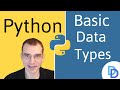 Python for Data Analysis: Basic Data Types