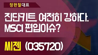 씨젠 (096530) - 진단키트, 여전히 강하다. MCSI 편입이슈?